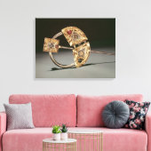 Jährliche Brosche, Ardagh Hoard, Reerasta Leinwanddruck (Insitu (Wohnzimmer))