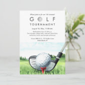 Jährliche Einladung zum Golfturnier (Stehend Vorderseite)