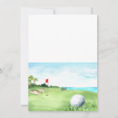 Jährliche Einladung zum Golfturnier (Rückseite)