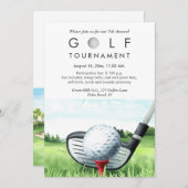 Jährliche Einladung zum Golfturnier (Vorne/Hinten)