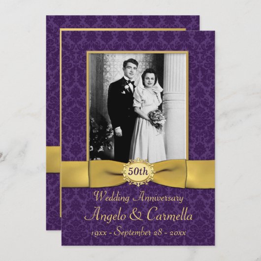 Jährliche Einladung zum Hochzeitstag (Vorne/Hinten)