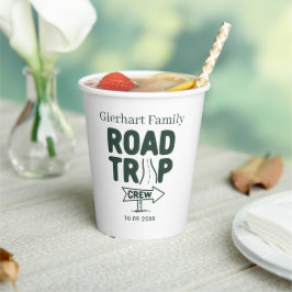 Jährliche Familienreise nach Maß maßgeschneidert Pappbecher