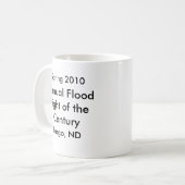Jährliche Flut Fargo Kaffeetasse (Vorderseite Links)