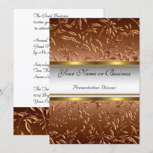 Jährliche Geschäftspräsentation  Abendessen-Einlad Einladung