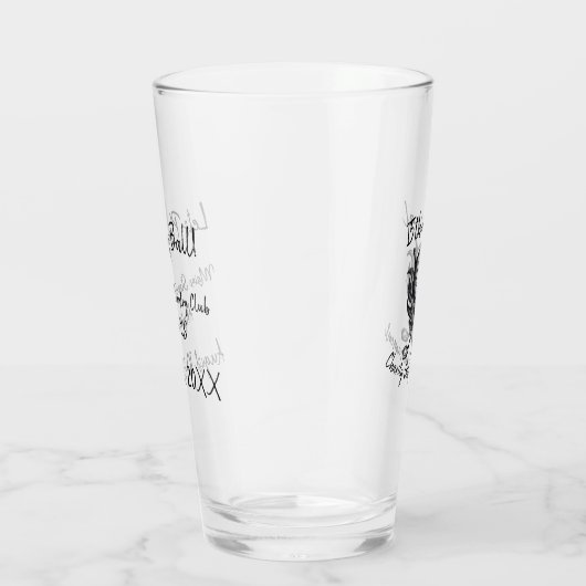 Jährliche Golf-Turnier Pen-and-Ink Ball T-Shirt Cl Glas (Rechts)