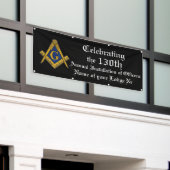 Jährliche Installation von Officers Masonic Lodge Banner (Äußeres Gebäude)