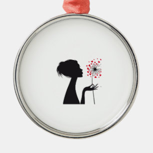 JÄHRLICHE JAHRESORNATION FÜR "SIE" ORNAMENT AUS METALL