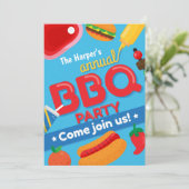 Jährliche Party Einladung der GRILLEN (Stehend Vorderseite)