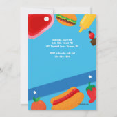 Jährliche Party Einladung der GRILLEN (Rückseite)