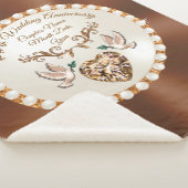 Jährliche, Personalisierte Geschenke zum Hochzeits Sherpadecke (3/4)