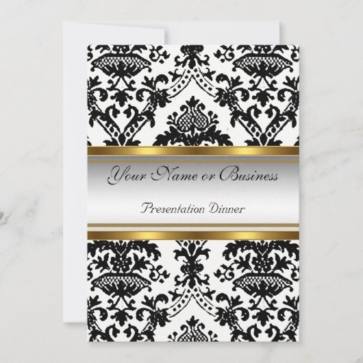 Jährliche Präsentation Dinner Einladung (Vorderseite)