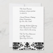 Jährliche Präsentation Dinner Einladung (Rückseite)