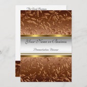 Jährliche Präsentation Dinner Einladung (Vorne/Hinten)