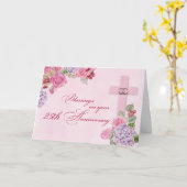 Jährliche religiöse Hochzeitstagsrennen Karte (Gelbe Blume)