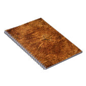 Jährliche Ringe Baumstruktur Notizblock (Rechte Seite)