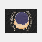 Jährliche Solarkrise Okt. 14 Fleecedecke (Vorderseite (Horizontal))