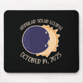 Jährliche Solarkrise Okt. 14 Mousepad (Vorne)