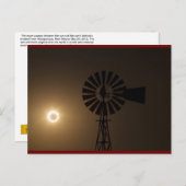 Jährliche Sonnenstrahlen 20. Mai 2012 Postkarte (Vorne/Hinten)