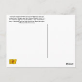 Jährliche Sonnenstrahlen 20. Mai 2012 Postkarte (Rückseite)