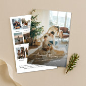 Jährliche Überprüfung Was für ein Jahr Weihnachten