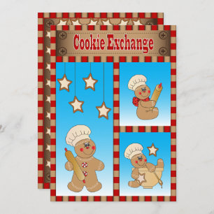 Jährlicher Cookie-Austausch mit unseren Lebkuchenb Einladung