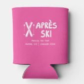 Jährlicher Familienfreund von Apres Ski Skiausflug Dosenkühler (Rückseite)