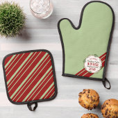 Jährlicher Feiertagswettbewerb Gewinner Ofenhandschuh & Topflappen-Set