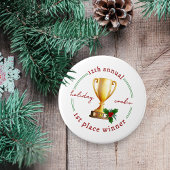 Jährlicher Feiertagswettbewerb Preisträger Preis Button