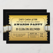 Jährlicher Film spricht Party goldene Karte zu (Vorne/Hinten)