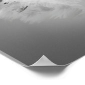 Jährlicher Kalender Dapple-Grau Pferd (Halbglanz) Poster (Ecke)