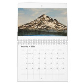 Jährlicher Kalender mit saisonalen Entwürfen (Feb 2026)