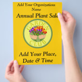 Jährlicher Pflanze, Flyer (Hand)