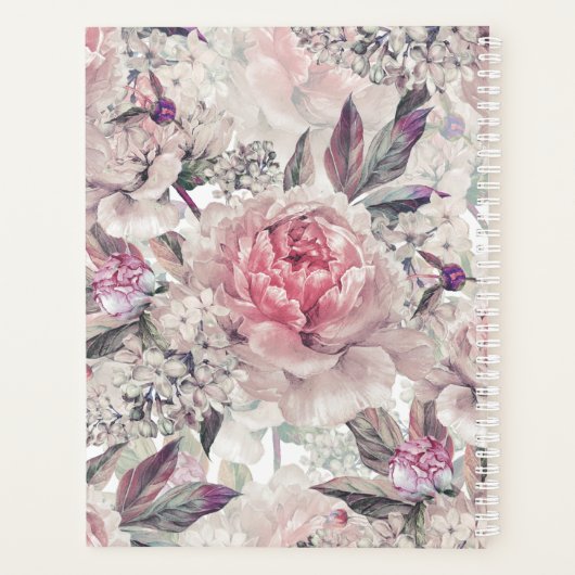 Jährlicher Planer 2021 in Rose (Rückseite)