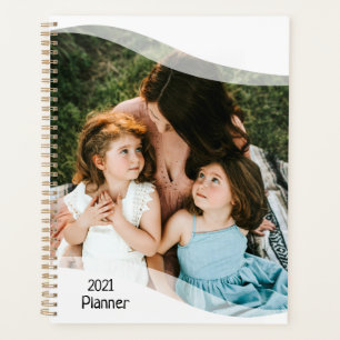 Jährlicher Planer mit 3 Fotos