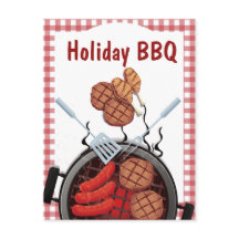 Jährlicher Urlaub Picnic Einladung Postkarte