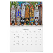 Jährlicher Wandkalender Mauis Hawaii (Feb 2026)