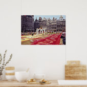 Jährliches Blume Festival La Grande Place, Brüssel Poster (Küche)