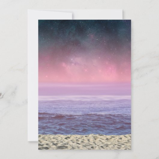 Jährliches Bonfire Beach-Party Einladung (Rückseite)