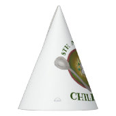 Jährliches Chili-Cookoff Kochen von der Schüssel G Partyhütchen (Links)