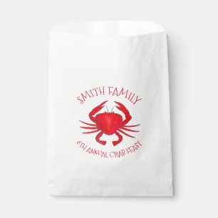 Jährliches Crab Fest Red Maryland Hard Muschel Mee Geschenktütchen
