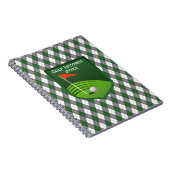 Jährliches Golf-Plattenen-Notizbuch Notizblock (Rechte Seite)