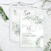 Jährliches Jubiläum der Eukalyptus Einladung