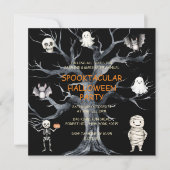 Jährliches lustiges Halloween-Party Einladung (Vorderseite)