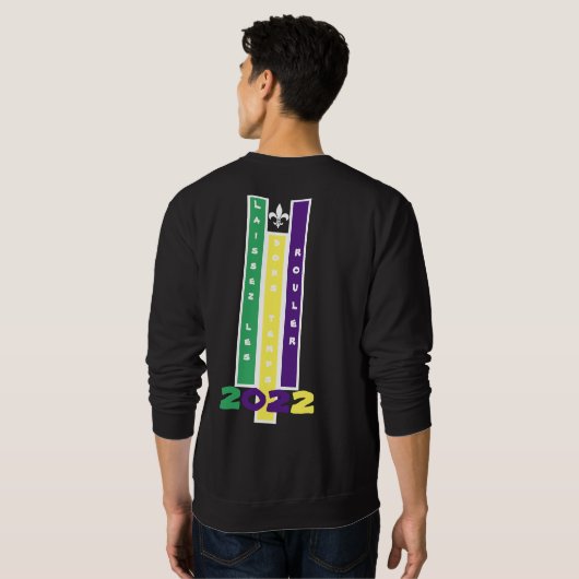 Jährliches Mardi Gras 1. Auflage Sweatshirt (Schwarz voll)