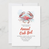 Jährliches Party "Family Crail Boil" Einladung (Vorderseite)