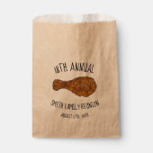 Jährliches pikantes Cookout Wiedersehen-Fried Chic Geschenktütchen (Vorderseite)