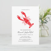 Jährliches Seafood Boil Family Sommer Party Einladung (Stehend Vorderseite)