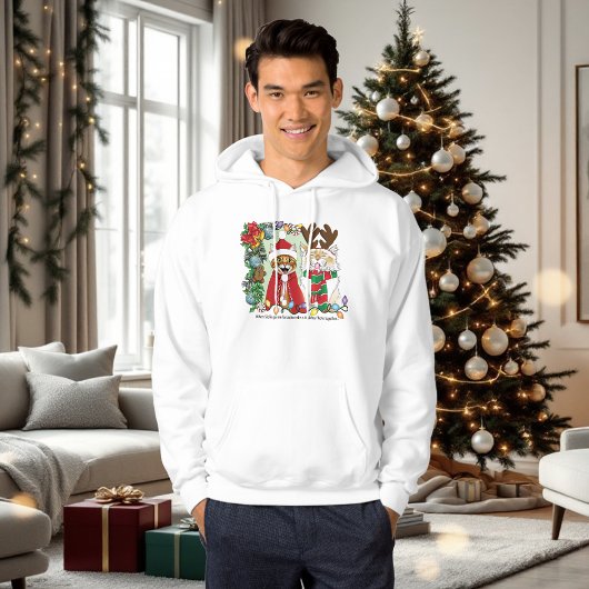Jährliches Weihnachtsfest-Foto Hoodie