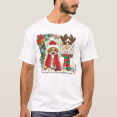 Jährliches Weihnachtsfest-Foto T-Shirt (Vorderseite)