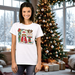 Jährliches Weihnachtsfest-Foto T-Shirt